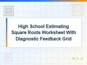Error Analysis for Estimating Square Roots